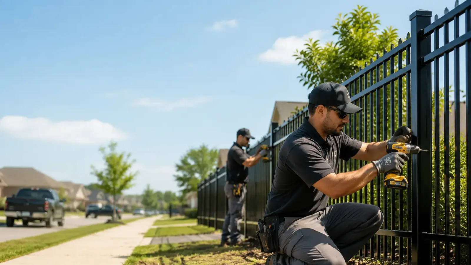 Metal Fence Installation in Blackstone, VA